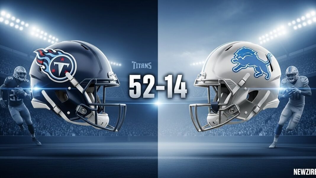 Tennessee Titans vs Detroit Lions Match Player Stats