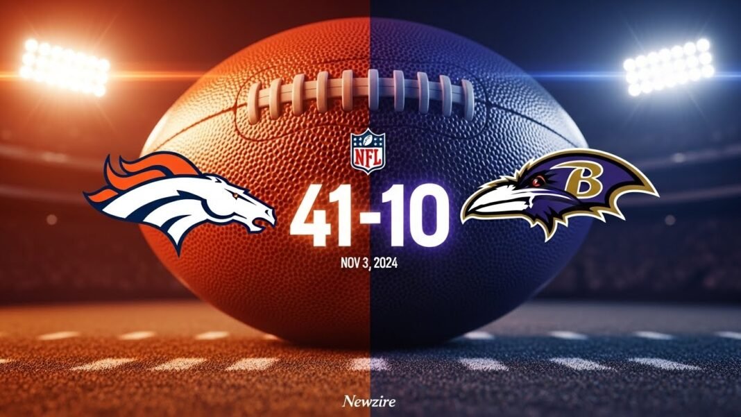 Denver Broncos vs Baltimore Ravens Match Player Stats