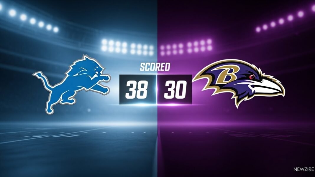 Detroit Lions vs Baltimore Ravens Match Player Stats