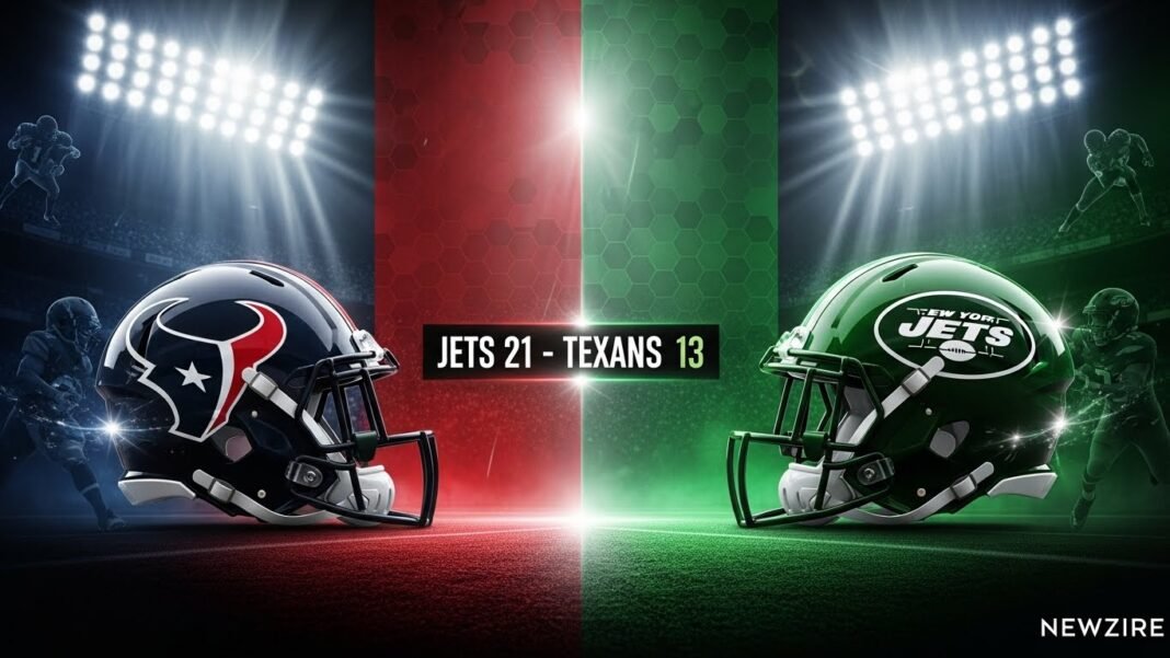 Houston Texans vs New York Jets Match Player Stats