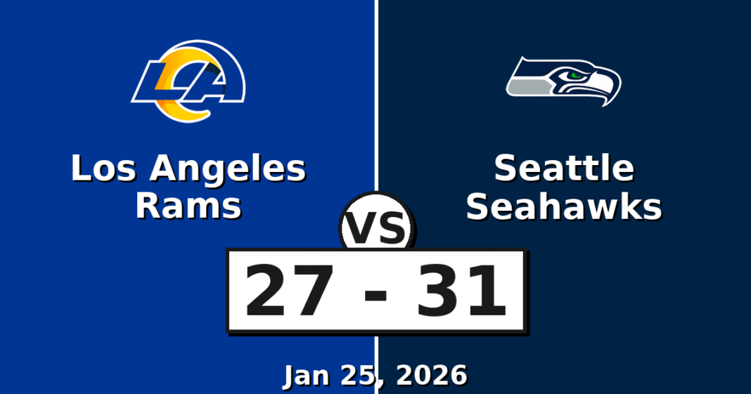Los Angeles Rams vs Seattle Seahawks Match Player Stats
