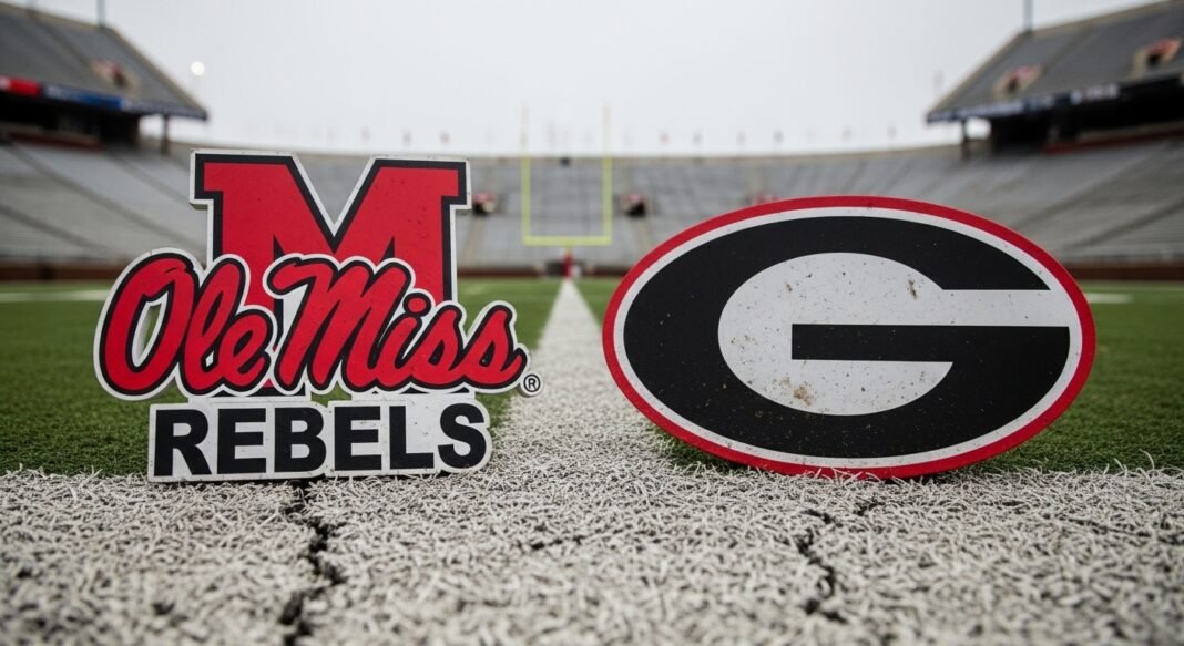 Ole Miss Rebels Football vs Georgia Bulldogs Football Match Player Stats