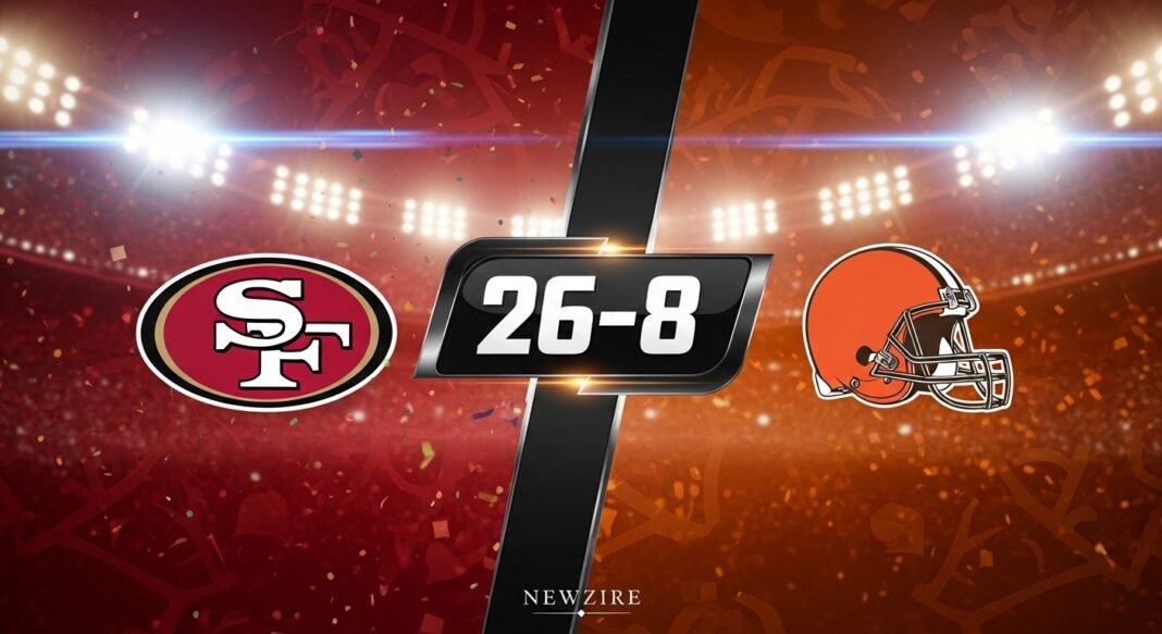San Francisco 49ers vs Cleveland Browns Match Player Stats (Nov 30, 2025)
