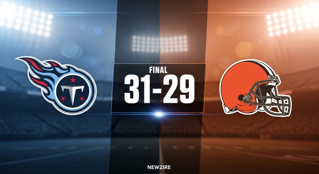 Tennessee Titans vs Cleveland Browns Match Player Stats (Dec 7, 2025)