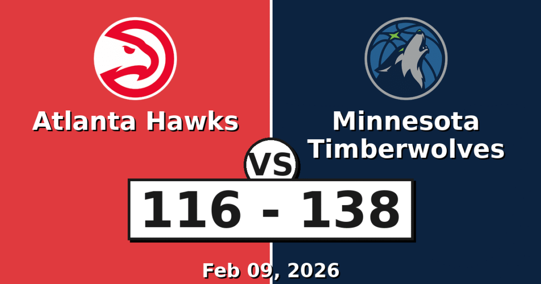 Atlanta Hawks vs Minnesota Timberwolves Match Player Stats