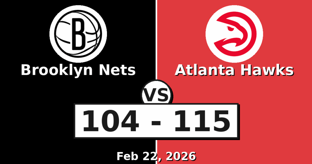 Brooklyn Nets vs Atlanta Hawks Match Player Stats
