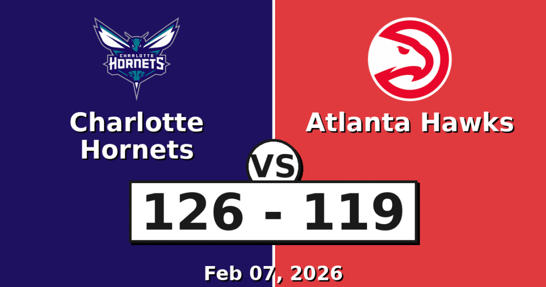 Charlotte Hornets vs Atlanta Hawks Match Player Stats