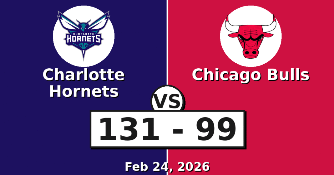 Charlotte Hornets vs Chicago Bulls Match Player Stats