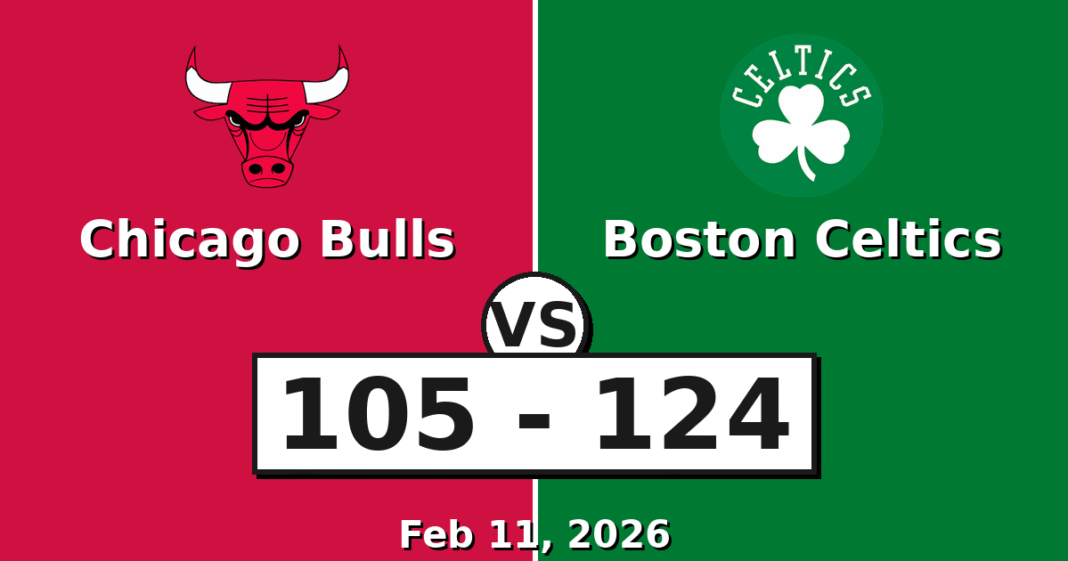 Chicago Bulls vs Boston Celtics Match Player Stats