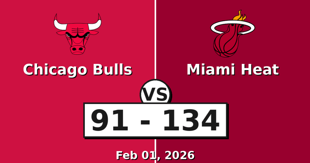 Chicago Bulls vs Miami Heat Match Player Stats