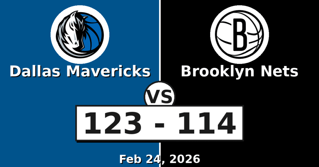 Dallas Mavericks vs Brooklyn Nets Match Player Stats