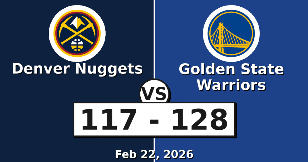 Denver Nuggets vs Golden State Warriors Match Player Stats