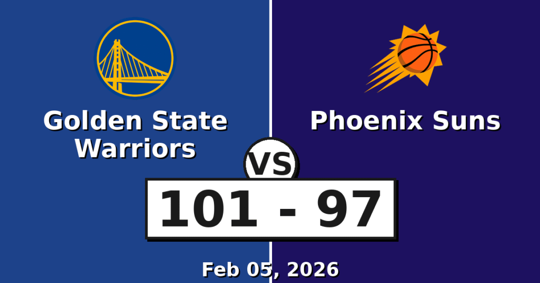 Golden State Warriors vs Phoenix Suns Match Player Stats