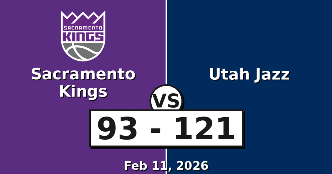 Sacramento Kings vs Utah Jazz Match Player Stats (Feb 11, 2026)