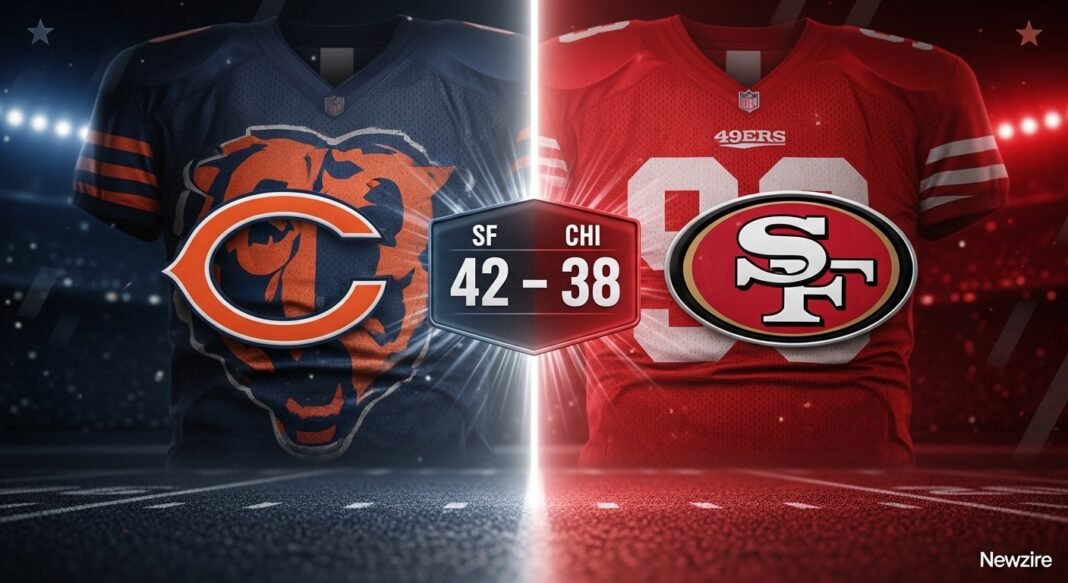 Chicago Bears vs San Francisco 49ers Match Player Stats