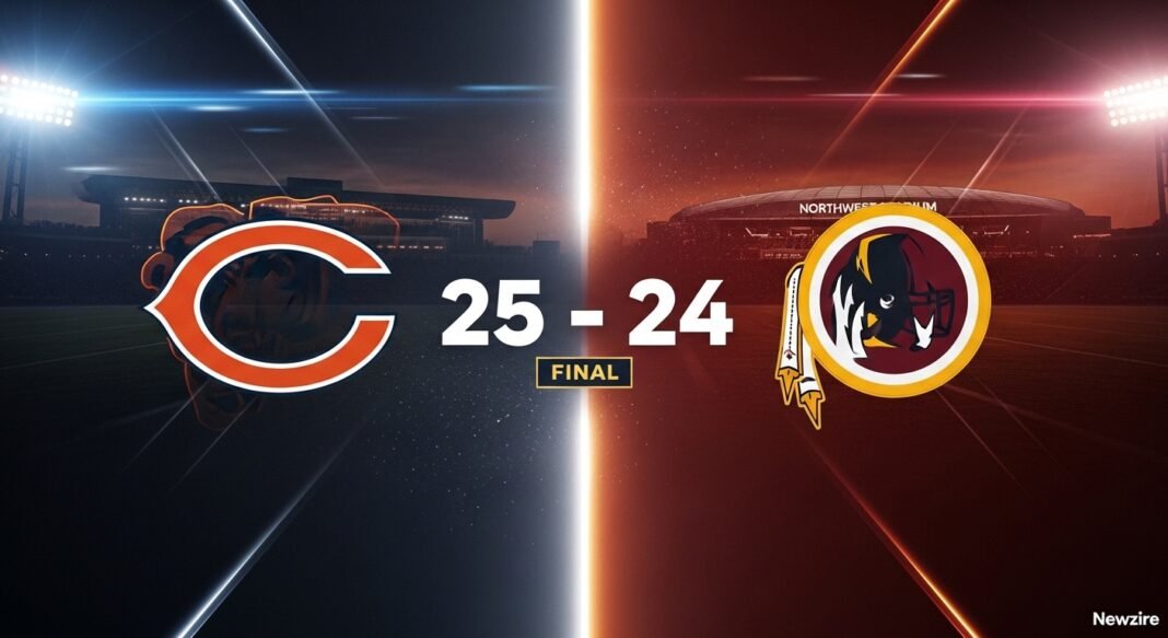 Chicago Bears vs Washington Commanders Match Player Stats