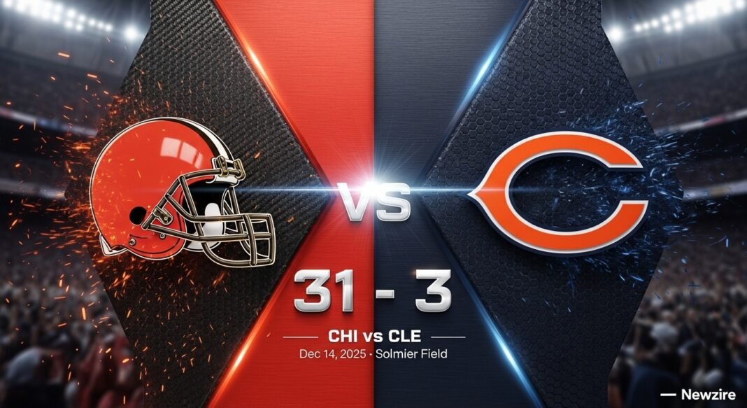 Cleveland Browns vs Chicago Bears Match Player Stats