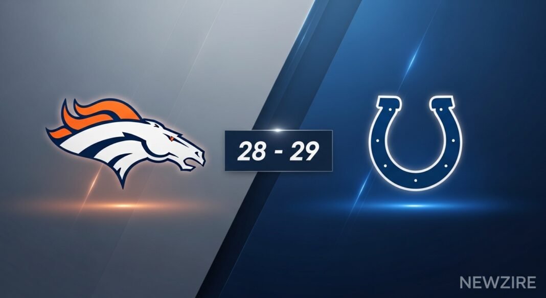 Denver Broncos vs Indianapolis Colts Match Player Stats