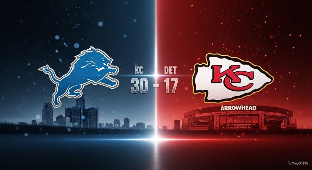 Detroit Lions vs Kansas City Chiefs Match Player Stats
