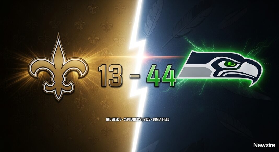 New Orleans Saints vs Seattle Seahawks Match Player Stats
