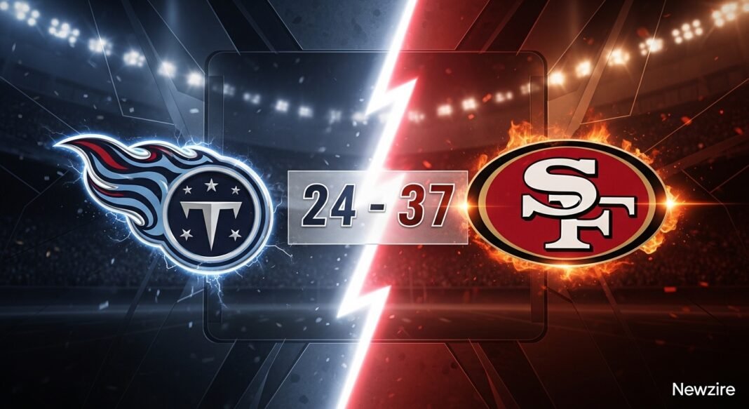 Tennessee Titans vs San Francisco 49ers Match Player Stats