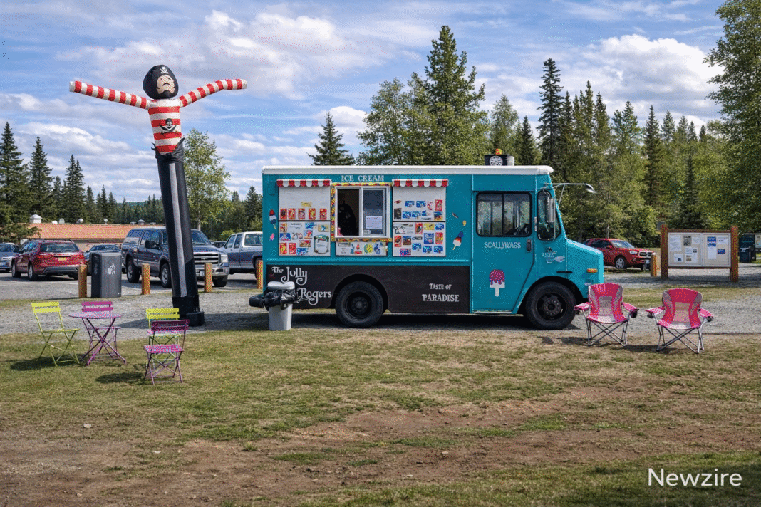 The Jolly Rogers Taste of Paradise Ice Cream Truck Sterling AK