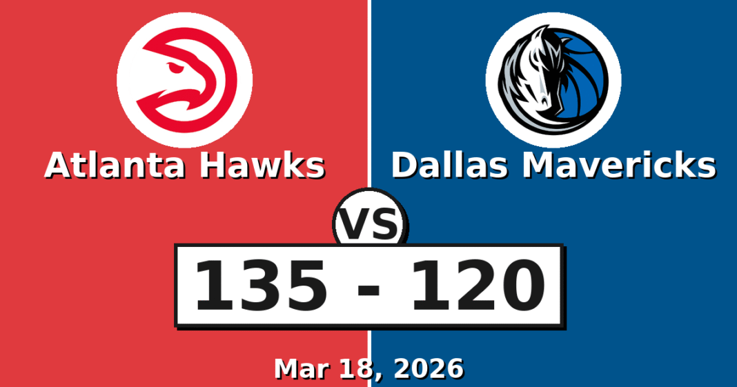 Atlanta Hawks vs Dallas Mavericks Match Player Stats