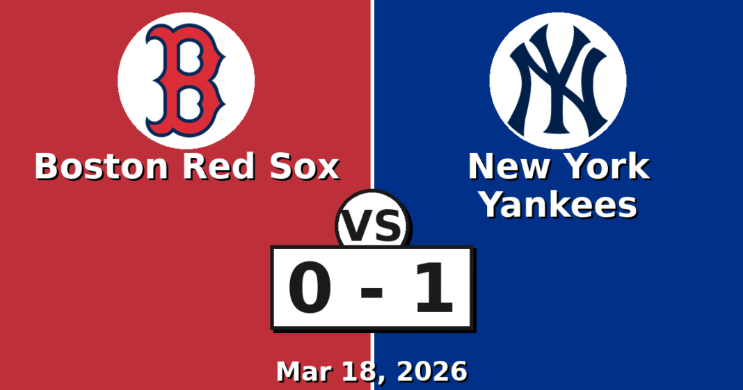 Boston Red Sox vs New York Yankees Match Player Stats
