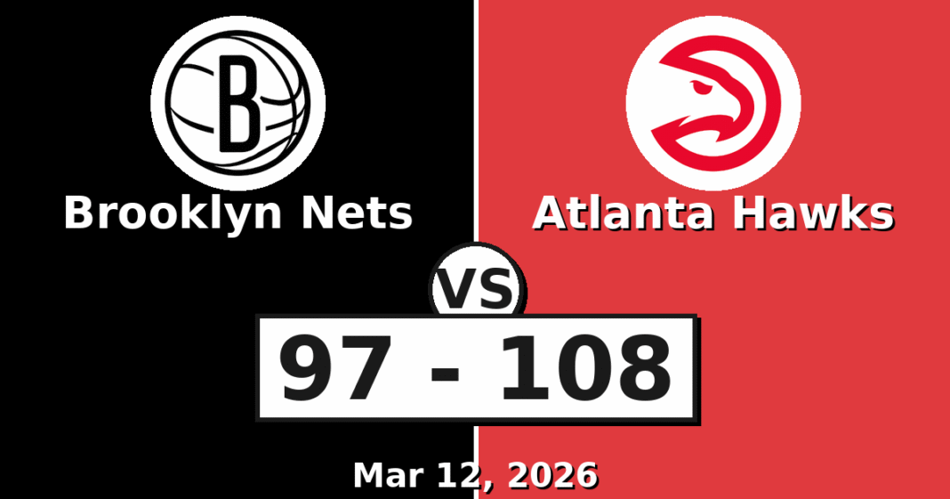 Brooklyn Nets vs Atlanta Hawks Match Player Stats