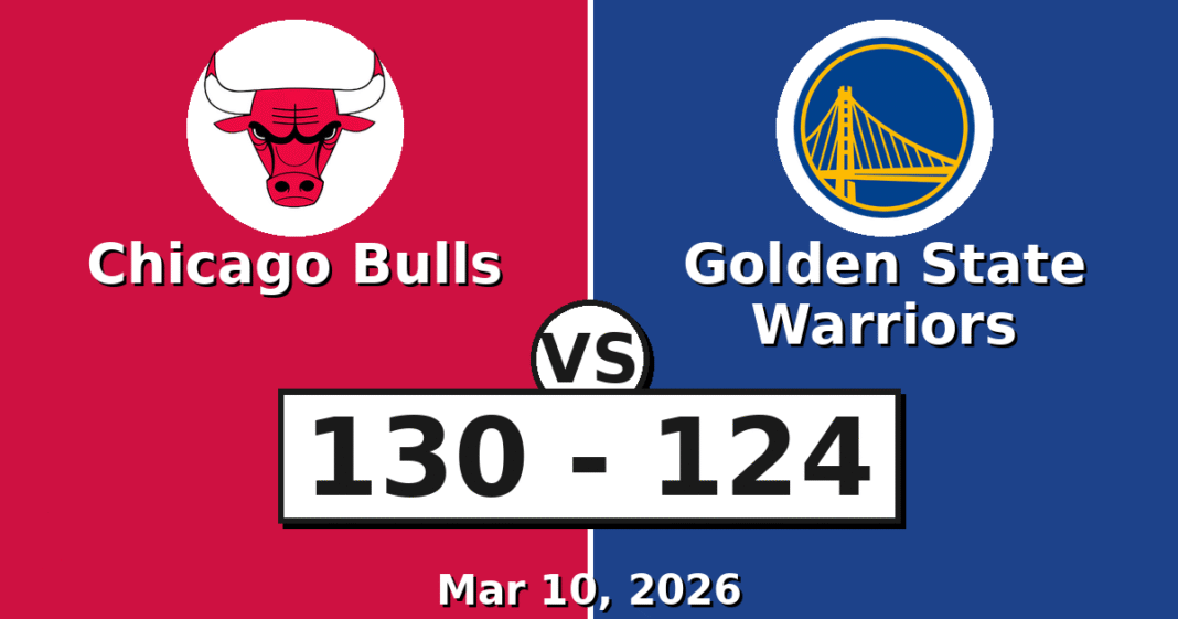 Chicago Bulls vs Golden State Warriors Match Player Stats