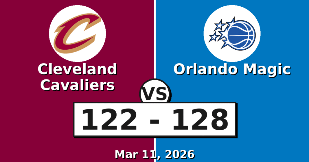 Cleveland Cavaliers vs Orlando Magic Match Player Stats (Mar 11, 2026)
