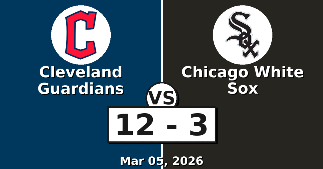 Cleveland Guardians vs Chicago White Sox Match Player Stats