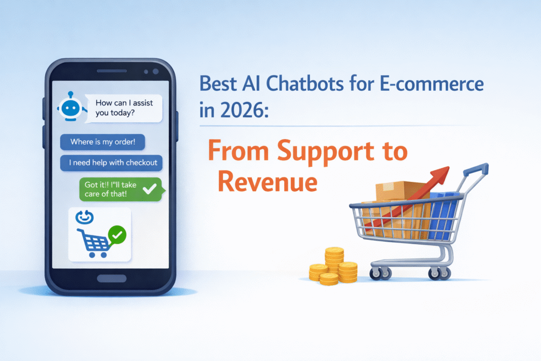Best AI Chatbots for E-commerce in 2026: From Support to Revenue