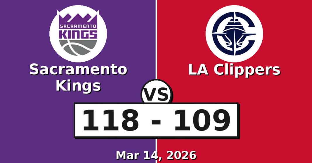 Sacramento Kings vs LA Clippers Match Player Stats