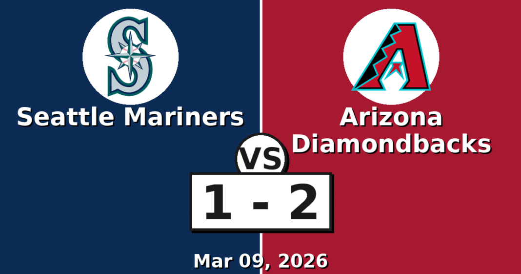 Seattle Mariners vs Arizona Diamondbacks Match Player Stats