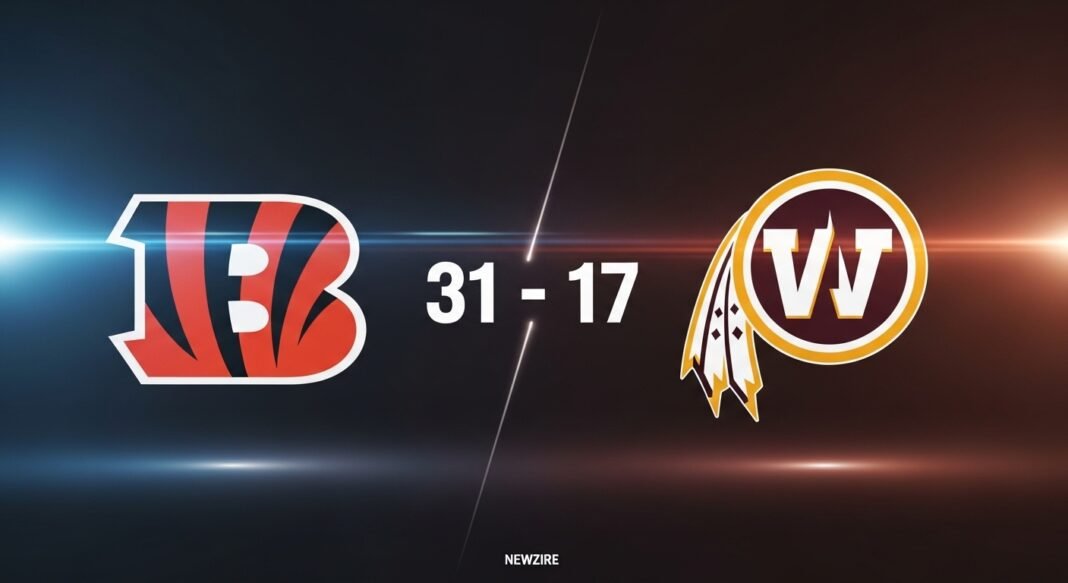 Cincinnati Bengals vs Washington Commanders Match Player Stats