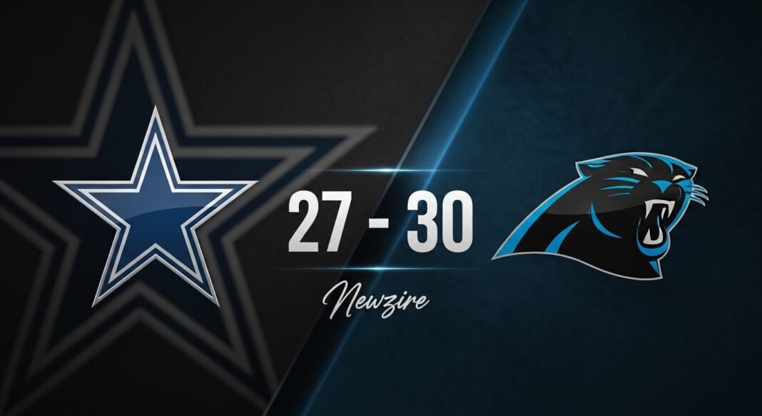 Dallas Cowboys vs Carolina Panthers Match Player Stats
