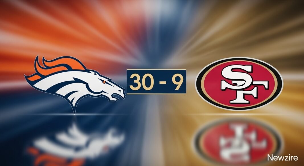 Denver Broncos vs San Francisco 49ers Match Player Stats