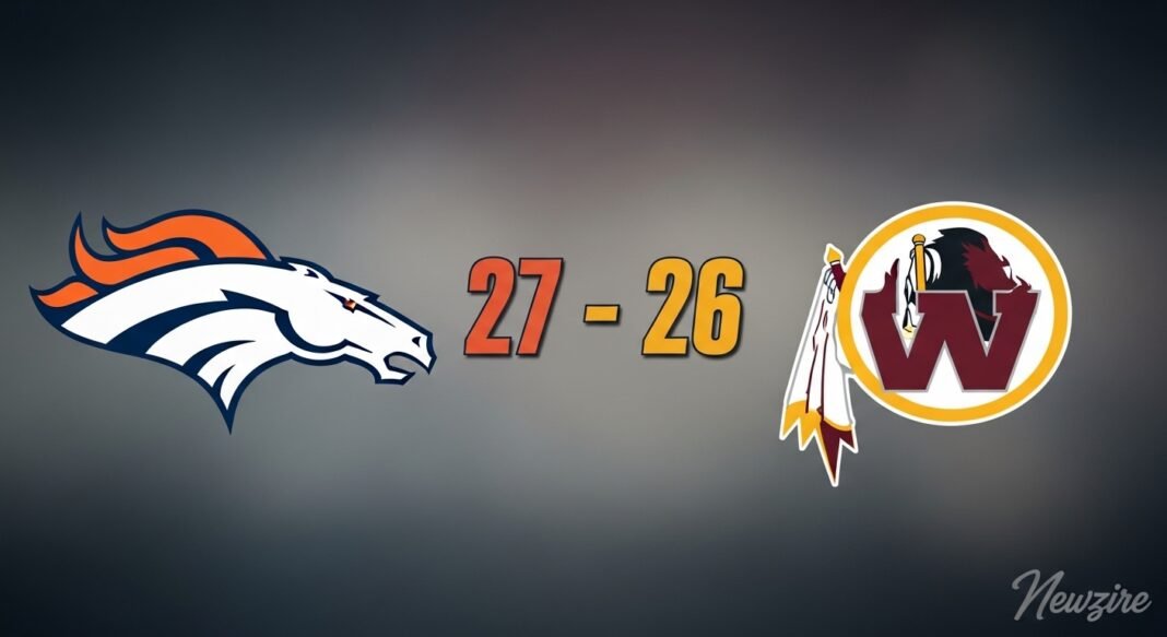 Denver Broncos vs Washington Commanders Match Player Stats