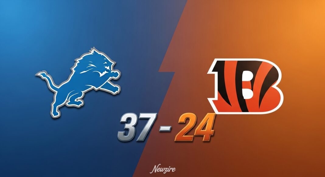 Detroit Lions vs Cincinnati Bengals Match Player Stats (Oct 5, 2025)