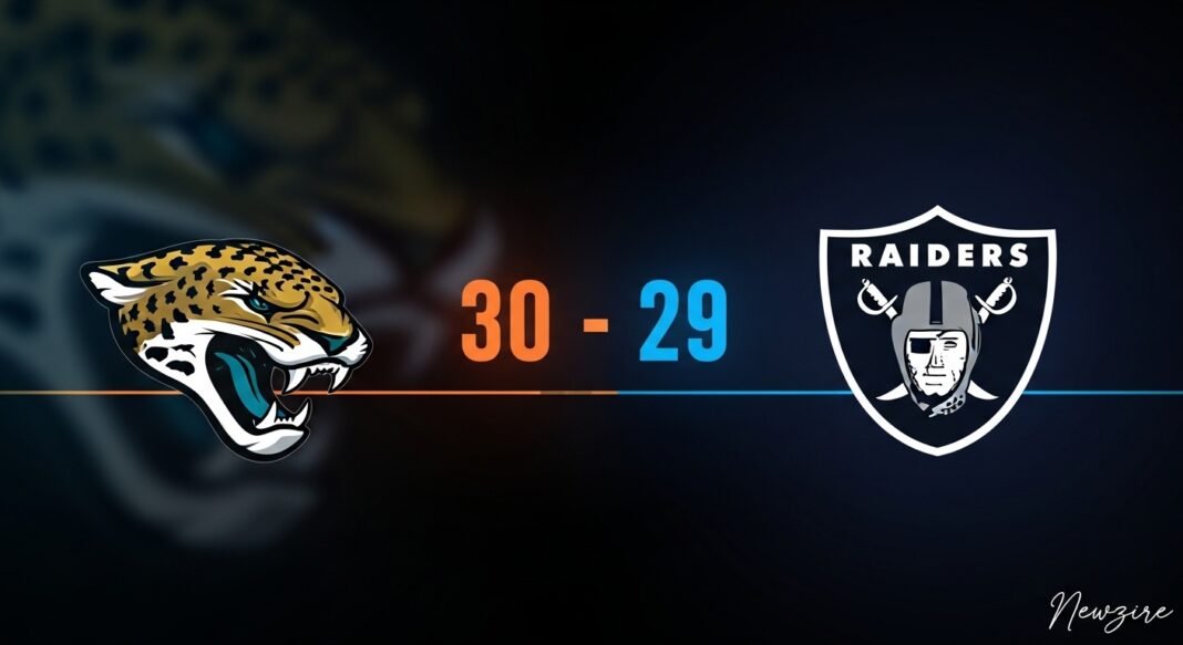 Jacksonville Jaguars vs Las Vegas Raiders Match Player Stats