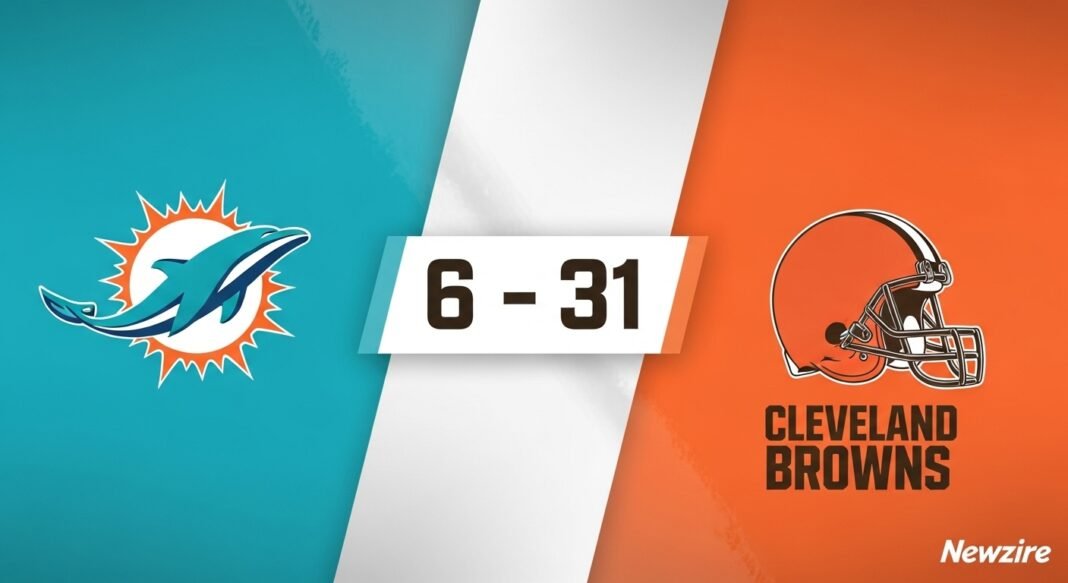 Miami Dolphins vs Cleveland Browns Match Player Stats