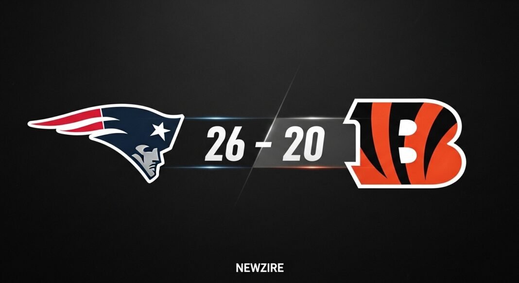 New England Patriots vs Cincinnati Bengals Match Player Stats