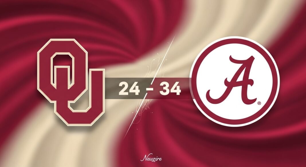 Oklahoma Sooners Football vs Alabama Crimson Tide Football Match Player Stats