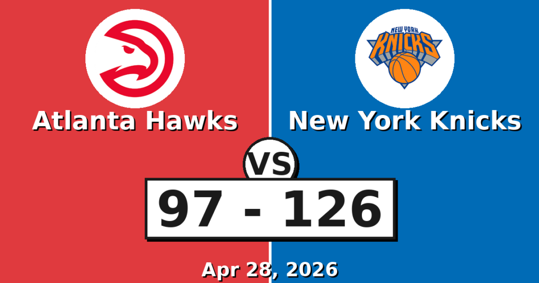 Atlanta Hawks vs New York Knicks Match Player Stats
