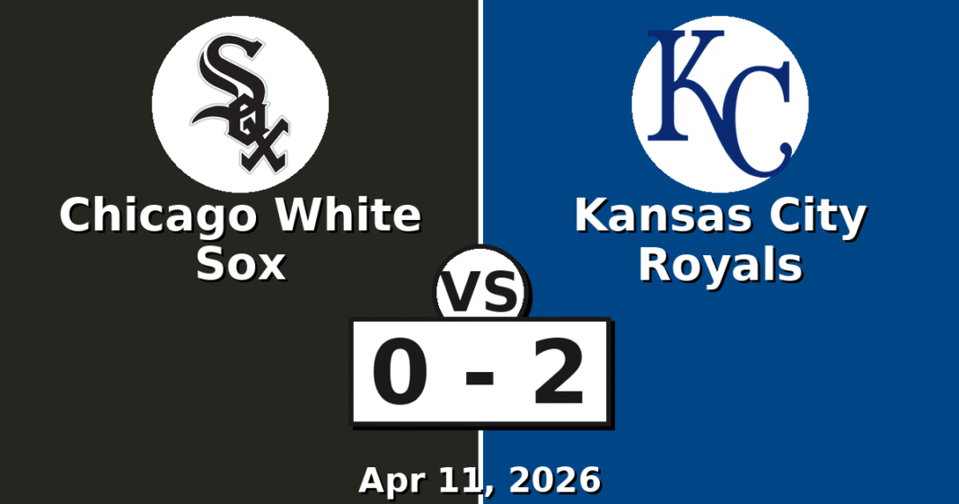 Chicago White Sox vs Kansas City Royals Match Player Stats (Apr 11, 2026)