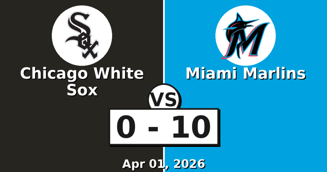 Chicago White Sox vs Miami Marlins Match Player Stats