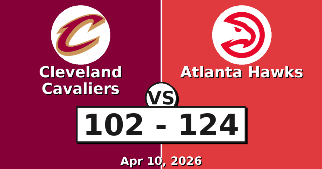 Cleveland Cavaliers vs Atlanta Hawks Match Player Stats
