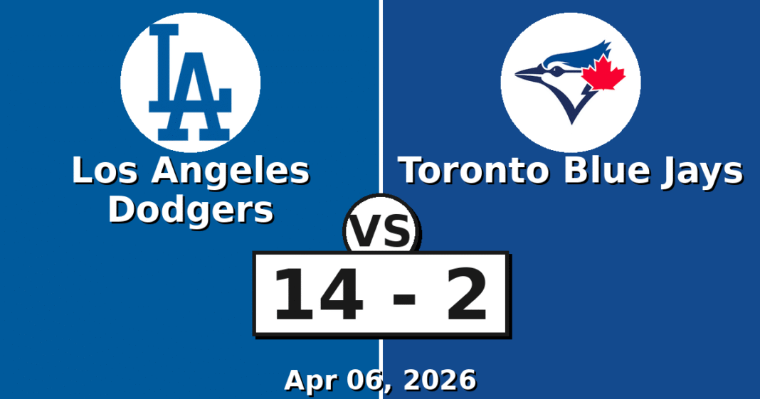 Los Angeles Dodgers vs Toronto Blue Jays Match Player Stats