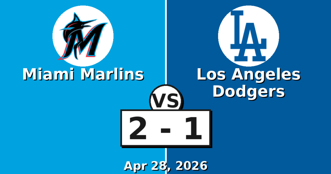 Miami Marlins vs Los Angeles Dodgers Match Player Stats